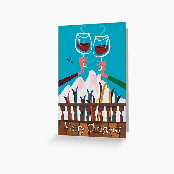 Aperçu de l'œuvre Joyeux Noël dans les montagnes créée et vendue par GAGodel.