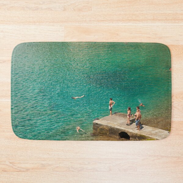Item preview, People swimming in lagoon designed and sold by Gaspar Avila.
