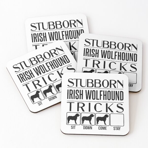 Item preview, Irish Wolfhound - Stubborn Irish Wolfhound Tricks / Stubborn Dog Tricks, funny gift idea designed and sold by HEJAshirts.