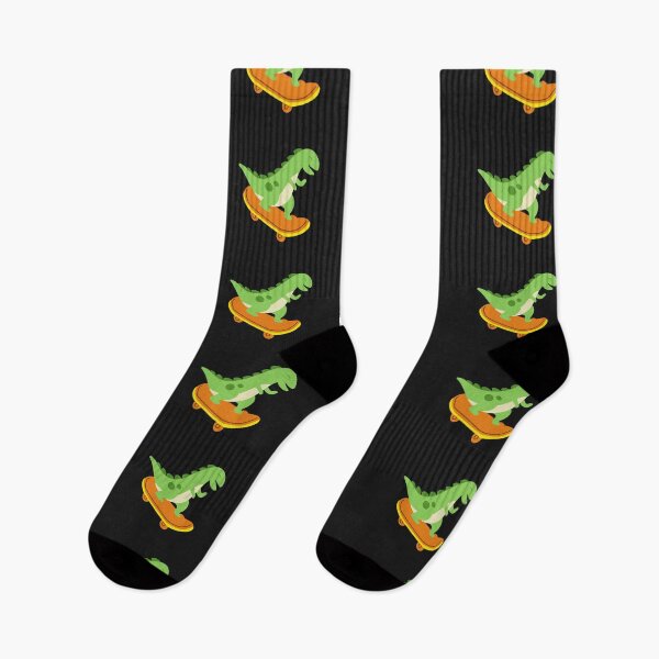 Item preview, Dinosaur on skateboard designed and sold by NomadMessenger.