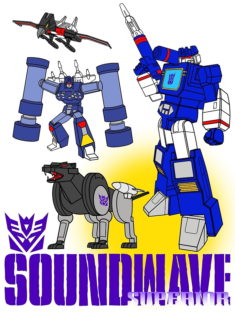 Transformers Prime Soundwave: Superior Art Print for Sale by