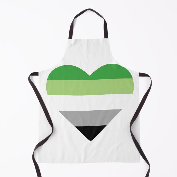 Item preview, Aromantic flag LGBTQIA+ heart design designed and sold by Emilys-Designs-.