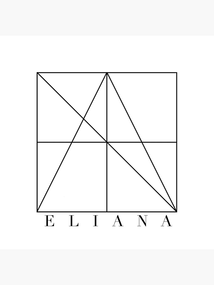 eliana-name-logo-poster-by-littleluxshop-redbubble