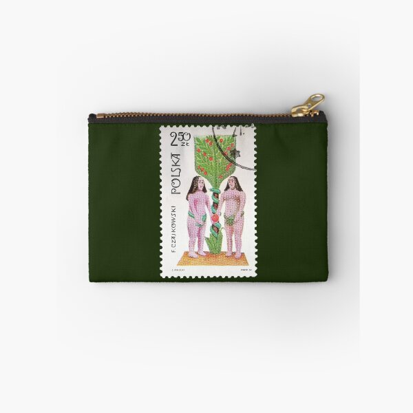 Item preview, Polish Folk Sculpture Adam and Eve 1969 Stamp designed and sold by StampCollection.
