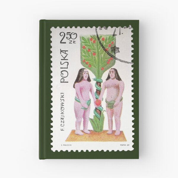 Item preview, Polish Folk Sculpture Adam and Eve 1969 Stamp designed and sold by StampCollection.