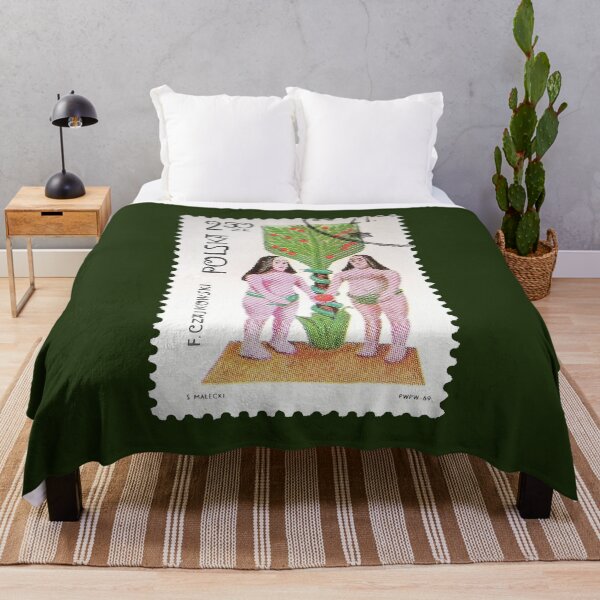 Item preview, Polish Folk Sculpture Adam and Eve 1969 Stamp designed and sold by StampCollection.