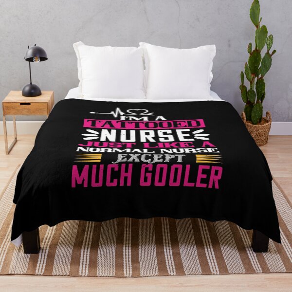Item preview, I`m A Tattooed Nurse Just Like A Normal Nurse Except Much Cooler designed and sold by GoodVibeDesign.