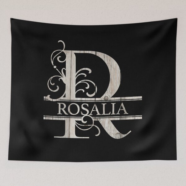 Item preview, Rosalia Name - Wood Style  Monogram Letter R The Rosalia Name Gift For Rosalia designed and sold by JoleneHarty.