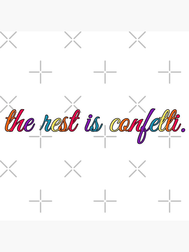 "The haunting of hill house the rest is confetti" Poster for Sale by sammmy20 Redbubble