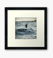 Kite Surfing Framed Print