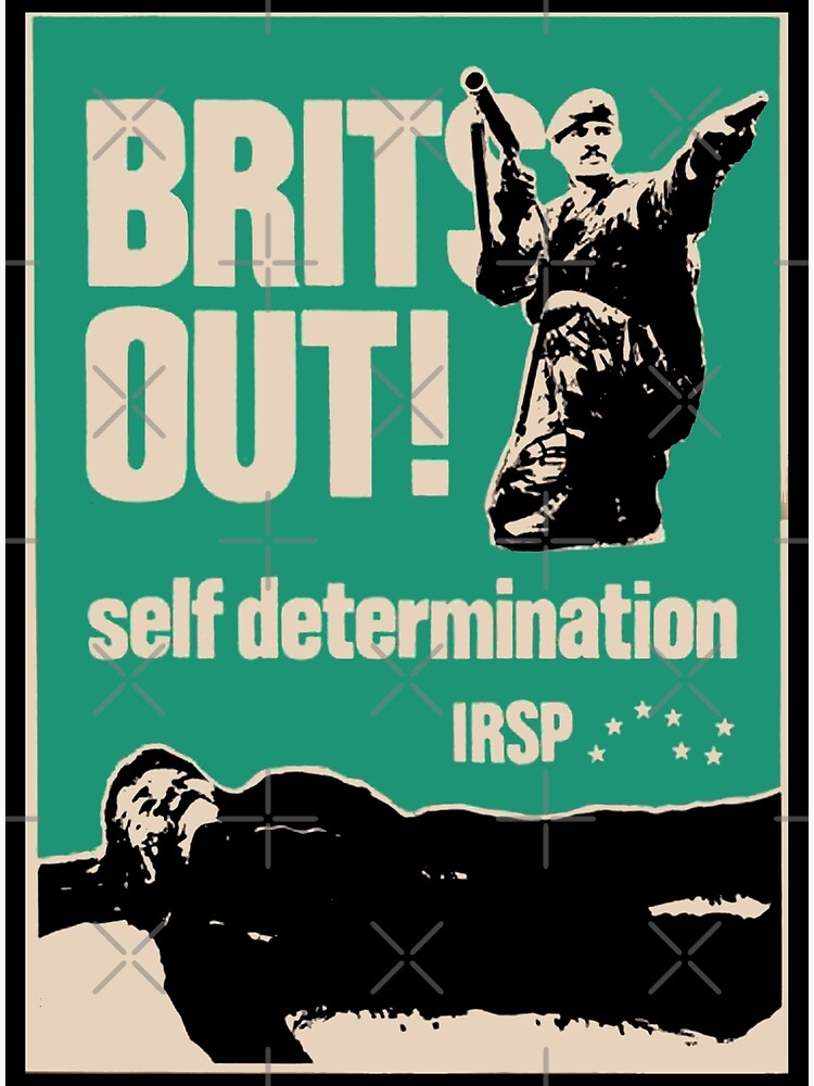 Disover Brits Out - IRSP - Self Determination Premium Matte Vertical Poster