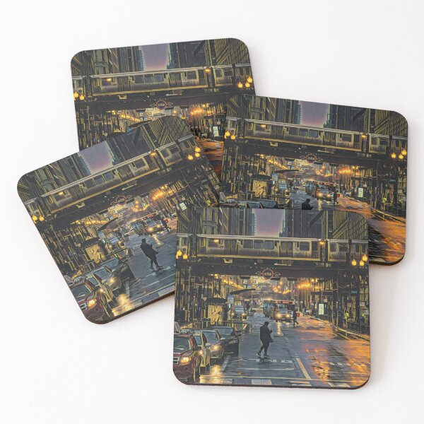 Item preview, Chicago at Night designed and sold by SofiaStutio.