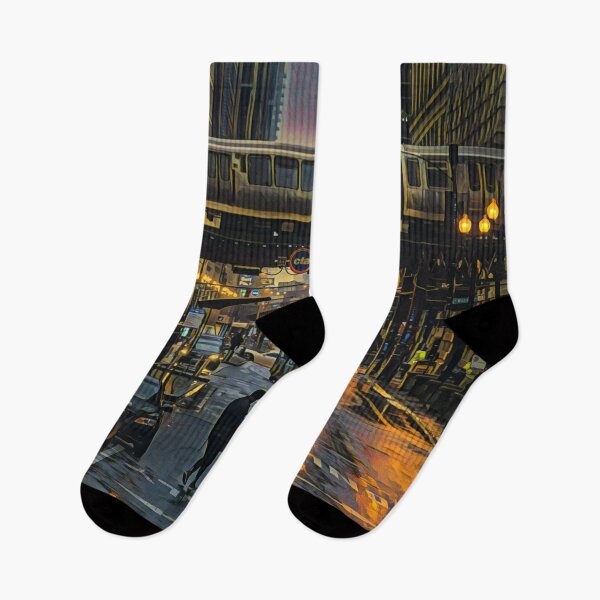 Item preview, Chicago at Night designed and sold by SofiaStutio.