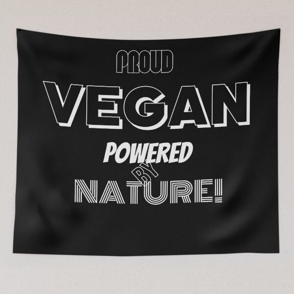Item preview, Proud Vegan. Powered By Nature! designed and sold by BofflingDesigns.