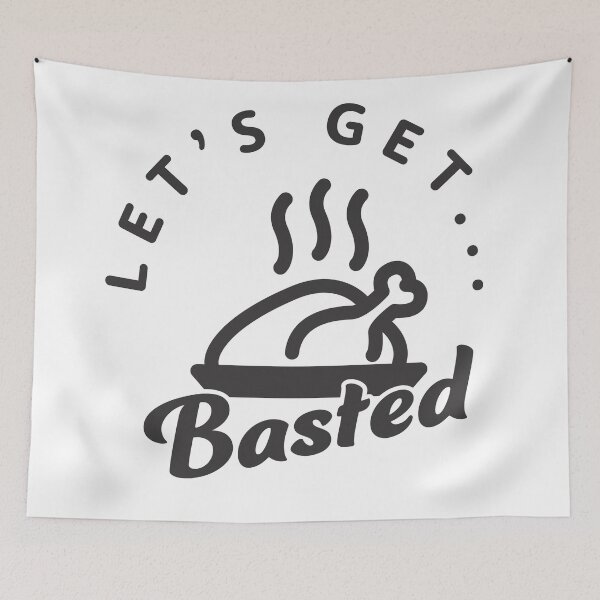 Item preview, Thanksgiving - Lets get Basted Turkey dark designed and sold by arendbotha.