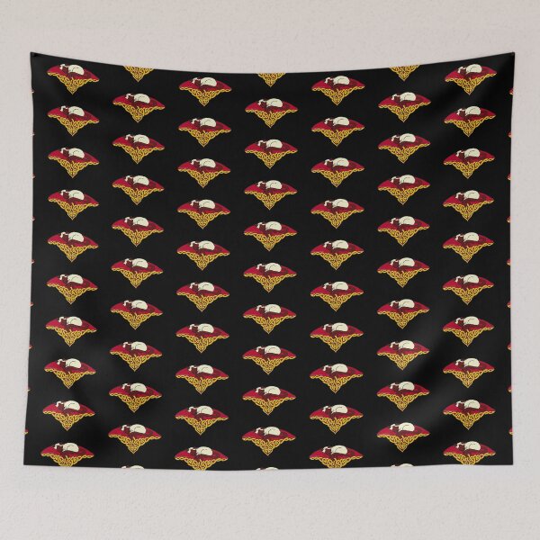 Item preview, Siamese cat on celtic cushion designed and sold by ingridthecrafty.