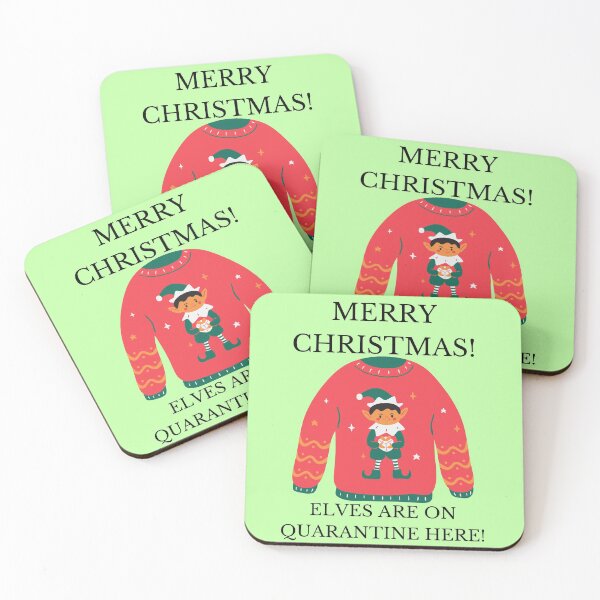 Item preview, Merry Christmas - Elves are on quarantine Cool Design designed and sold by mark-taylor.