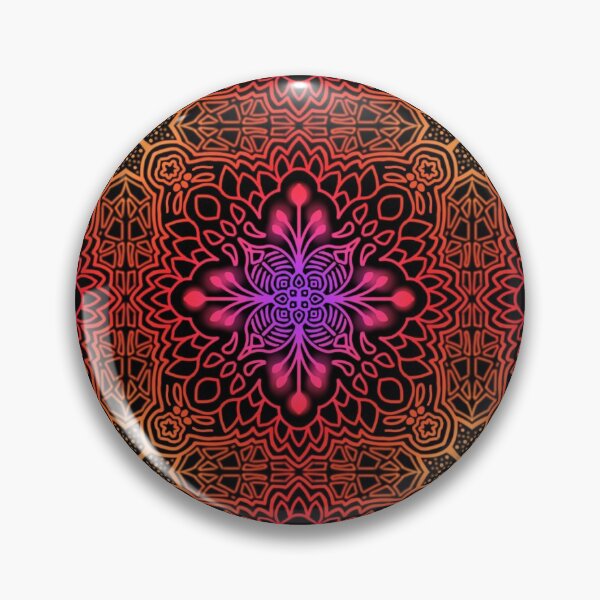 Item preview, Star flower purple pink yellow peach gradation designed and sold by ShiraiTKDesigns.