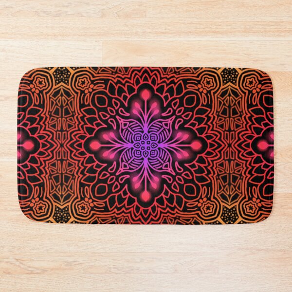 Item preview, Star flower purple pink yellow peach gradation designed and sold by ShiraiTKDesigns.