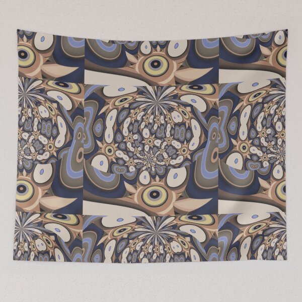 Item preview, Beautiful Fish Eyes One Abstract Artwork Artist Jenny Meehan  designed and sold by Jenny Meehan Art Prints and Patterns  .