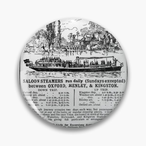 Item preview, River Thames UK vintage steam boat trips advertising poster designed and sold by photoslot.