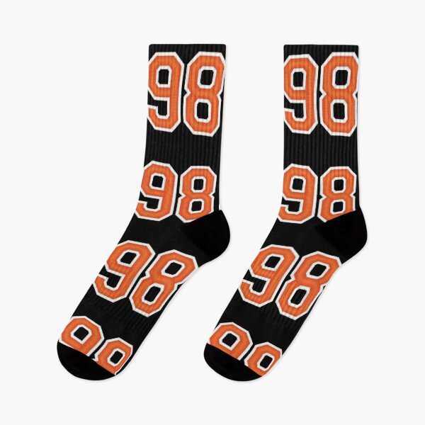 Item preview, Sports Number 98 Jersey Ninety-Eight Orange designed and sold by elhefe.