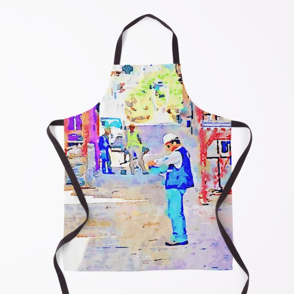 Item preview, L'Aquila: buildings with scaffoldings and workers designed and sold by Giuseppe Cocco.