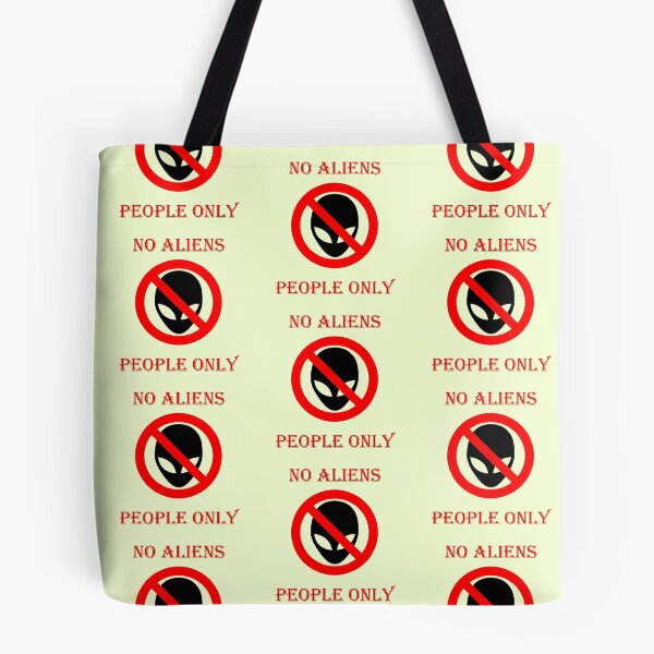 Item preview, No aliens, humans only designed and sold by helenkaiy.