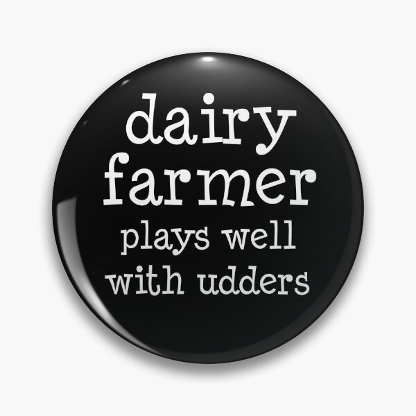 Item preview, Dairy Farmer Plays Well With Udders Pun designed and sold by jaycartoonist.