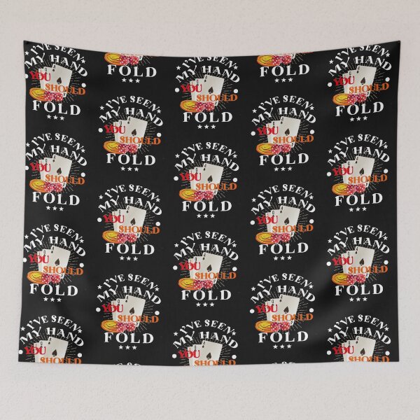 Item preview, I've Seen My Hand You Should Fold poker, poker gambling birthday gift ideas for boyfriend, Card Game Retro Vintage designed and sold by saztech.