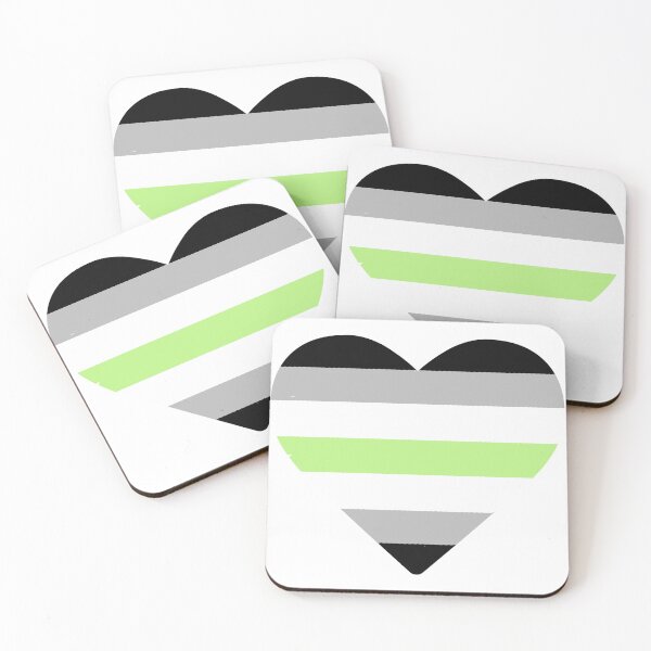 Item preview, Agender flag LGBTQIA+ heart design designed and sold by Emilys-Designs-.