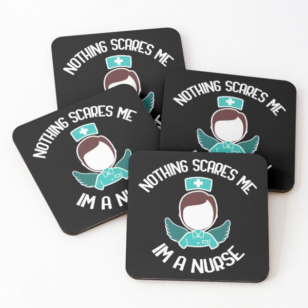 Item preview, Nothing scares me Im a nurse designed and sold by GoranDesign.