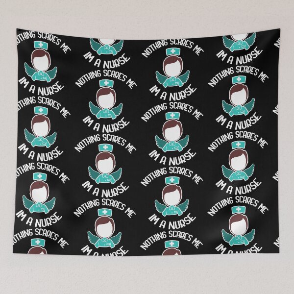 Item preview, Nothing scares me Im a nurse designed and sold by GoranDesign.
