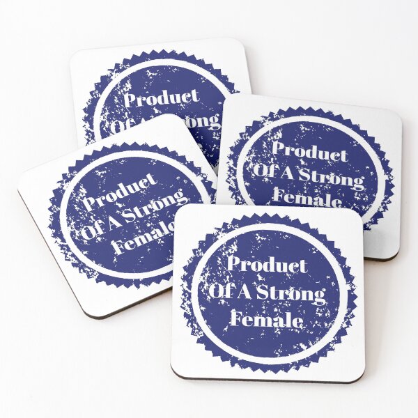 Item preview, Product of a strong female-blue stamp designed and sold by wiwiart.