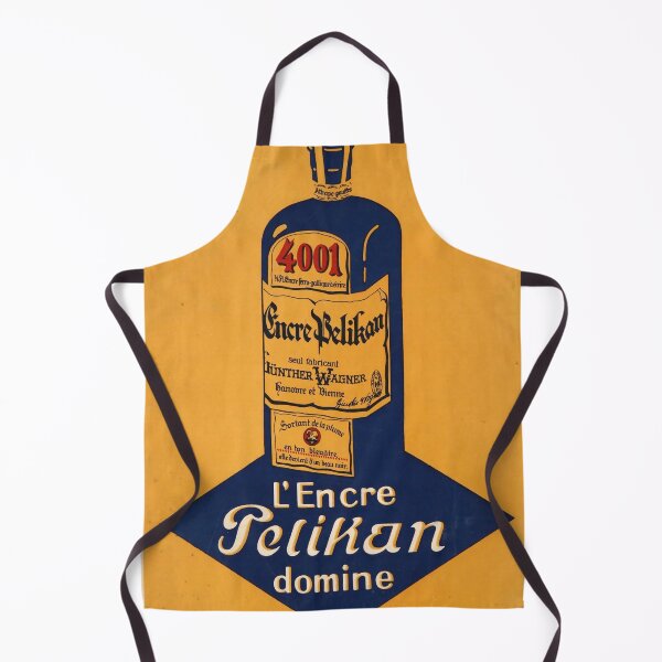 Item preview, retro lencre pelikan domine vintage reclame designed and sold by CorasPosters.