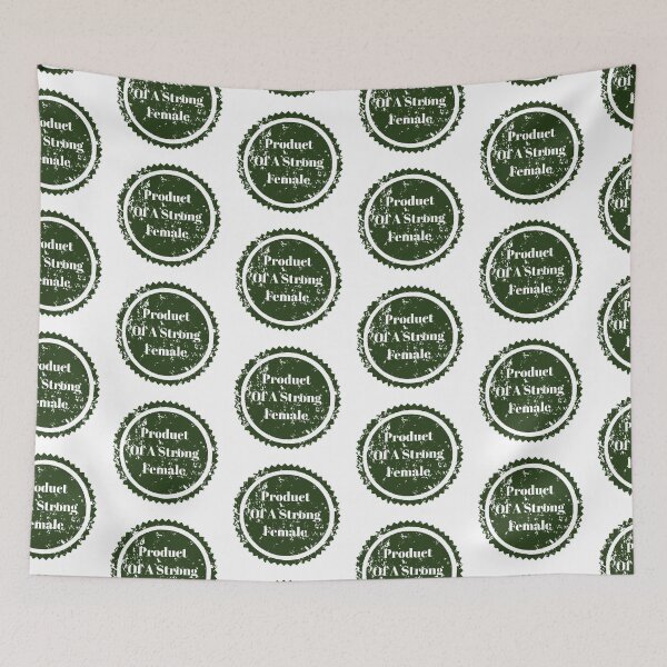 Item preview, Product of a strong female- green stamp designed and sold by wiwiart.