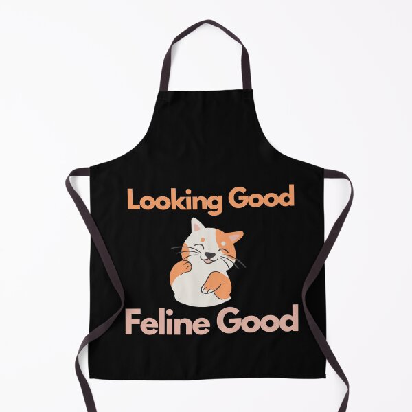 Item preview, Looking Good & Feline Good - Cat Pun designed and sold by LinniesTees.