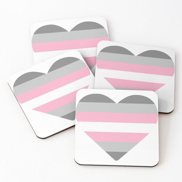 Item preview, Demigirl flag LGBTQIA+ heart design designed and sold by Emilys-Designs-.
