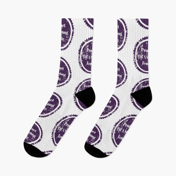 Item preview, Product of a strong female- purple stamp designed and sold by wiwiart.