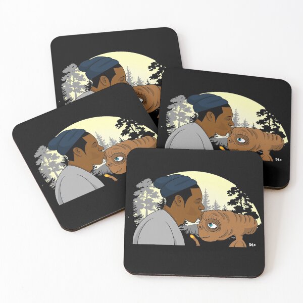 Item preview, Jay-Z kissing ET Alien Lover Nostalgia Icons designed and sold by DiLo-Draws.
