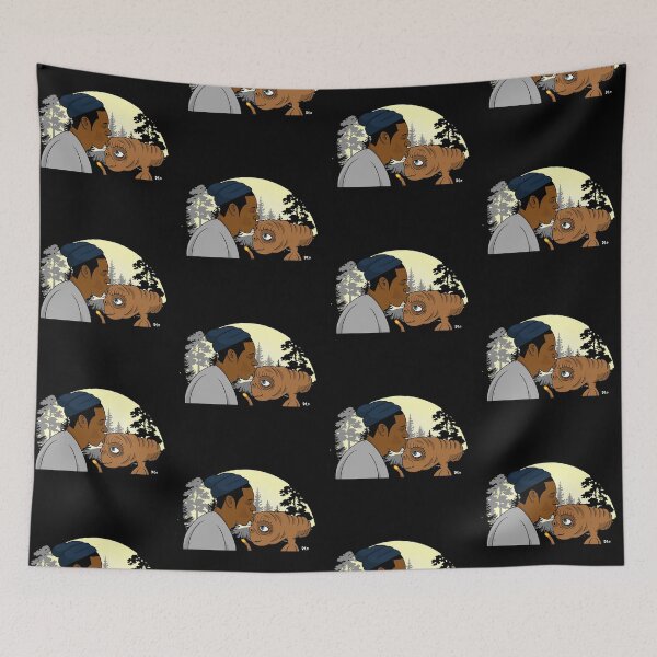 Item preview, Jay-Z kissing ET Alien Lover Nostalgia Icons designed and sold by DiLo-Draws.