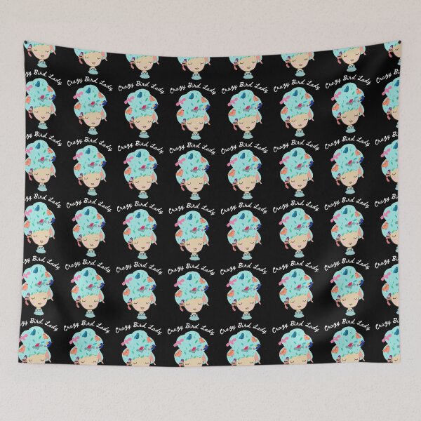 Item preview, Crazy Bird Lady designed and sold by TheCuppyShop.