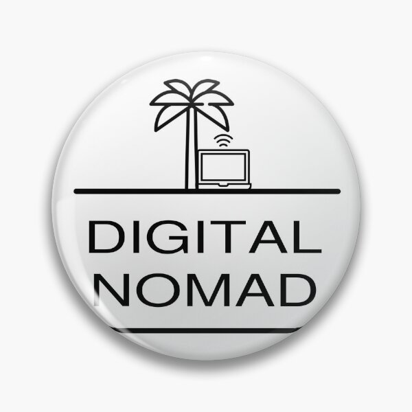 Item preview, Digital Nomad: Palm Tree and Laptop Design designed and sold by ChriseryMerch.