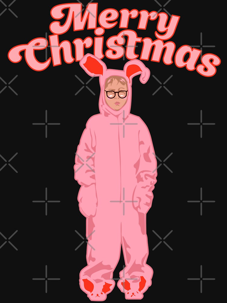 Pink rabbit costume hot sale christmas story