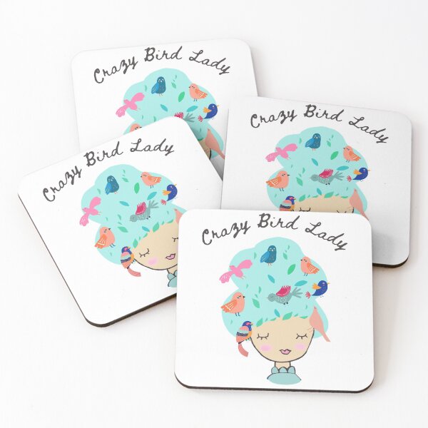 Item preview, Crazy Bird Lady designed and sold by TheCuppyShop.