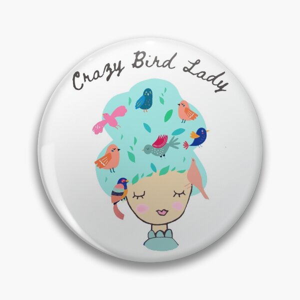 Item preview, Crazy Bird Lady designed and sold by TheCuppyShop.