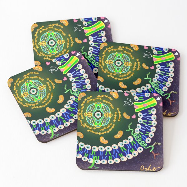Item preview, Cellular Biology Psychedelic living cell designed and sold by Osher-BioArt.