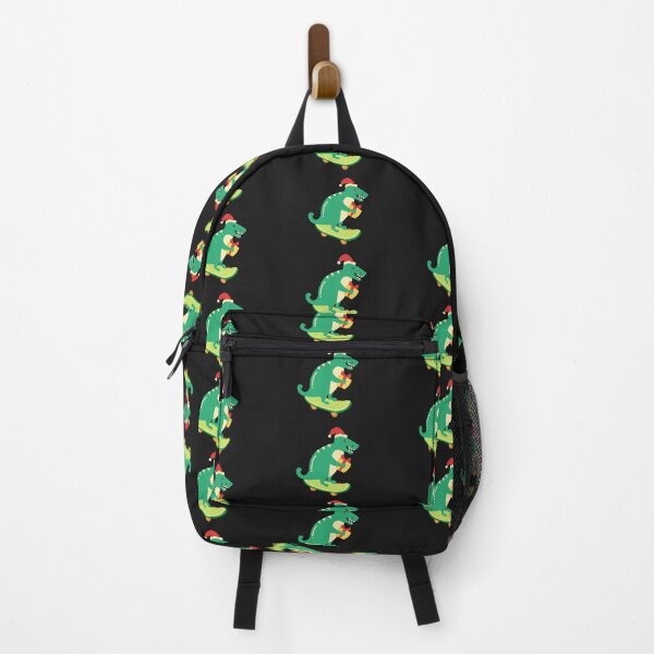 Item preview, Dinosaur on skateboard Christmas designed and sold by NomadMessenger.