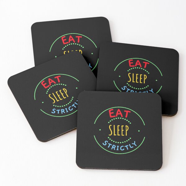 Item preview, Eat Sleep Strictly Cicle Text designed and sold by jacks-tees.