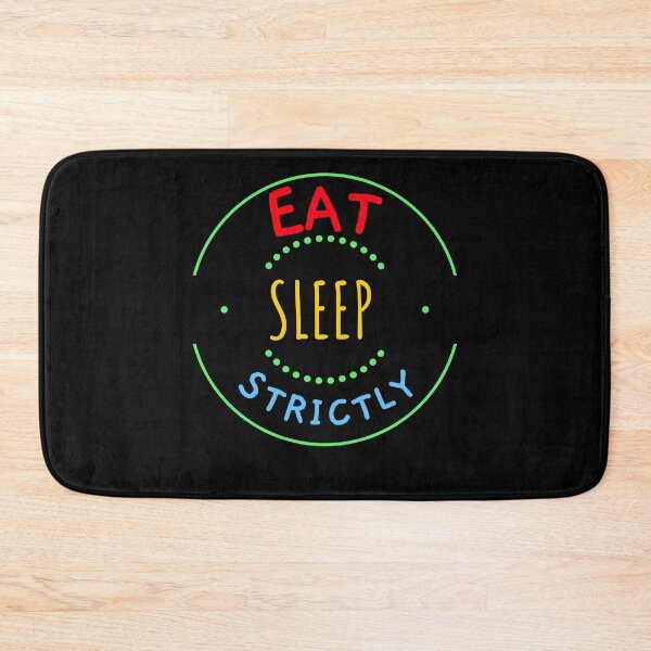 Item preview, Eat Sleep Strictly Cicle Text designed and sold by jacks-tees.